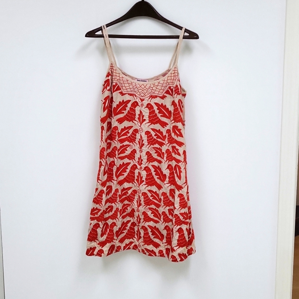 Juicy Couture Embroidered Mini Dress SzXS